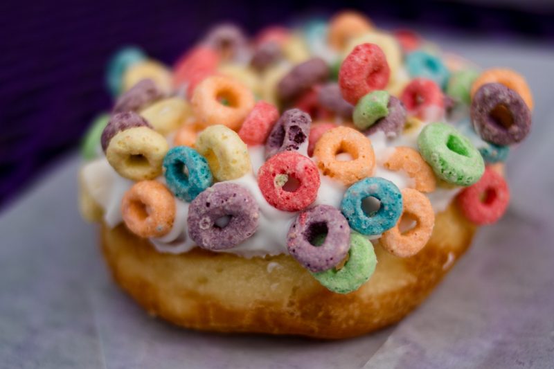 The Donut Experiment cereal donut in Anna Maria Island
