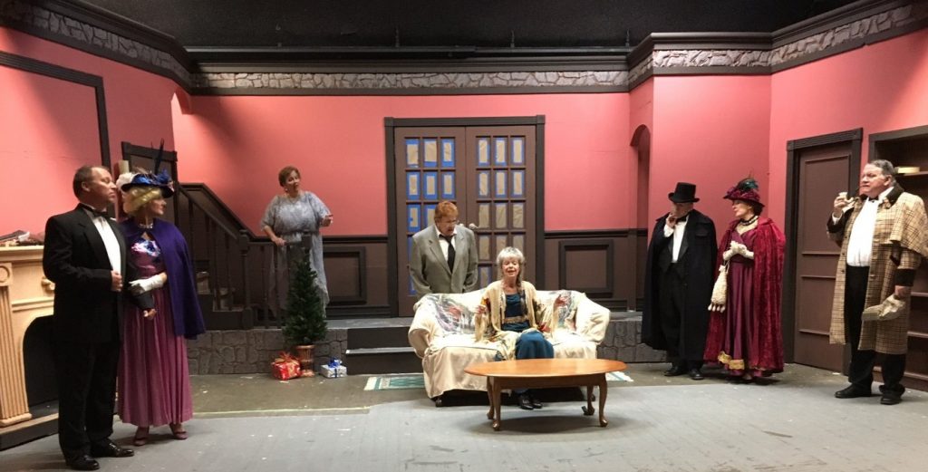 a scene on stage from a play